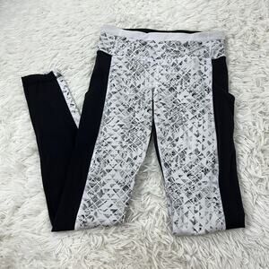 Lululemon Speed Tight II *Full-On Luxtreme Unbreakable White Black / Black